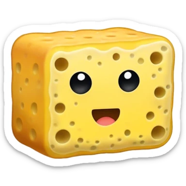 Spongy BFDI sticker
