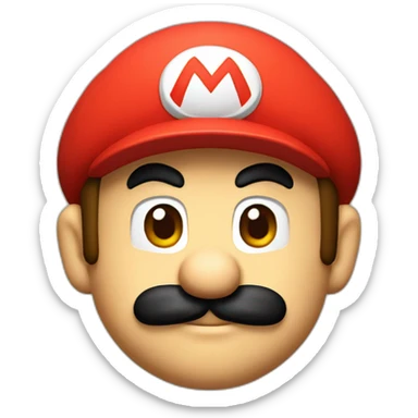 Mario bro sticker