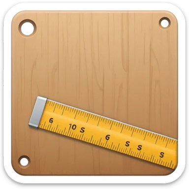 mac os icon crop ruler square  sticker