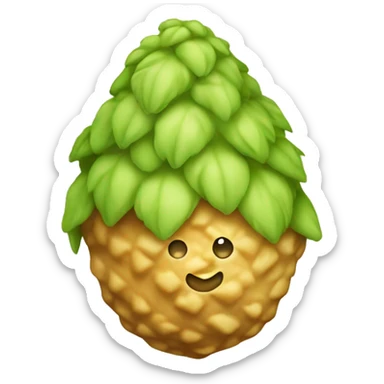 Fat hop cone sticker