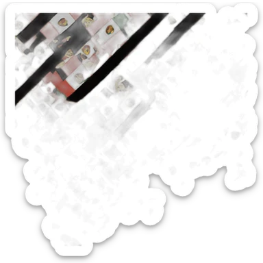 Black Country flag sticker