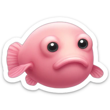 Blobfish sticker