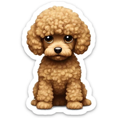 Toy poodle thief sticker