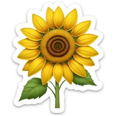 hoa hướng dương sticker