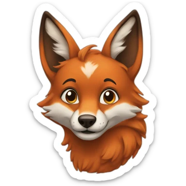 Renard sticker