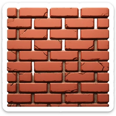 brick wall sticker