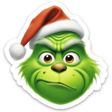 Grinch sticker