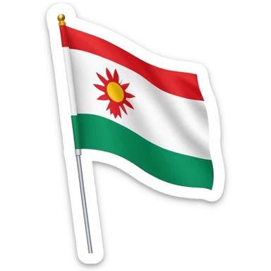 Khabarovsk Krai flag simple design sticker