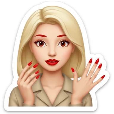 👁️🫦👁️💅💁🏼‍♀️ aguicheuse  sticker