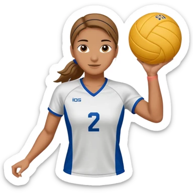 Volleyball Player sticker