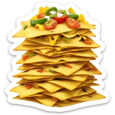 nachos stack sticker