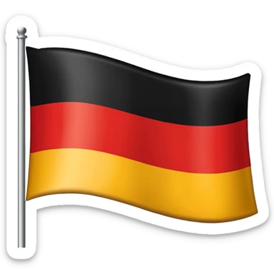 alemania bandera sticker