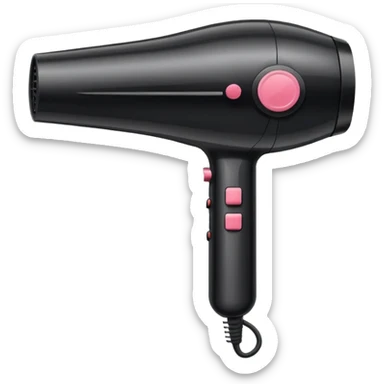 Secador de cabelo sticker