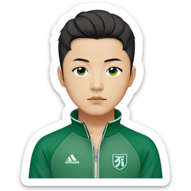 Jang Deok-su , Age: Late 30s
Appearance: A large, have a tattoo on his neck.
Outfit: Green player tracksuit sticker