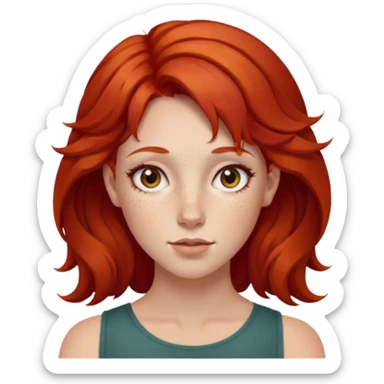 Aries woman zodiac sticker