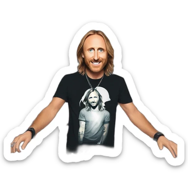 DAVID GUETTA qui mixe à Ushuaia Ibiza sticker