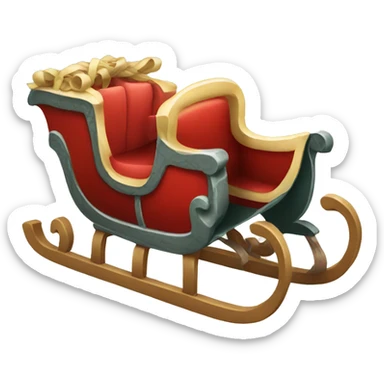 Sleigh sticker