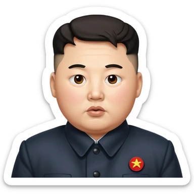 Kim Jong Un sticker