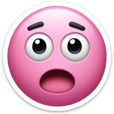 Mouthless Kirby sticker