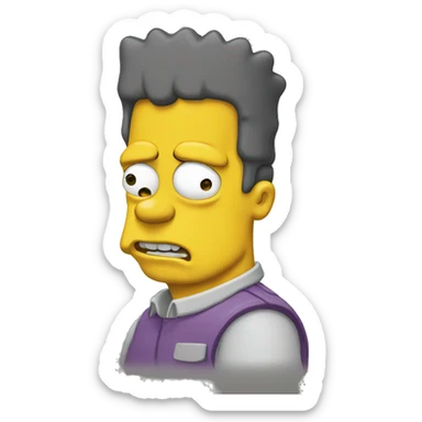 bart from the simpsons sticker