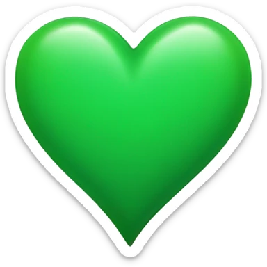 green heart sticker