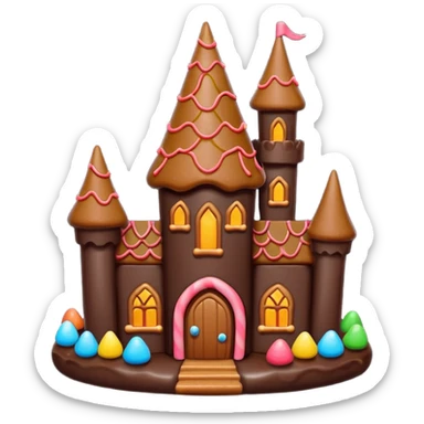 gloomy candy castle sticker