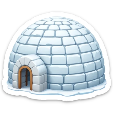 different type of igloo  sticker