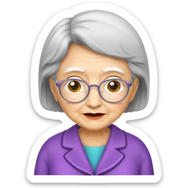 Grandma vho1 ding b sticker