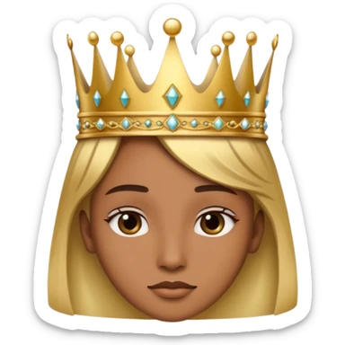 Etrafında dönen bir tac sticker