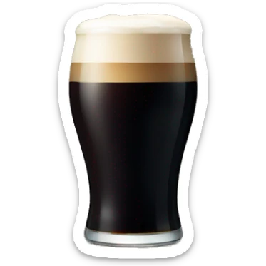 Pint of Guinness sticker