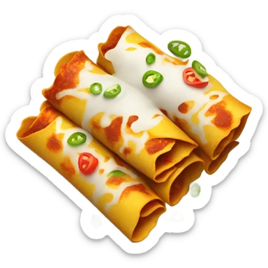 Plate of Enchiladas sticker