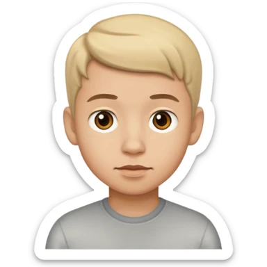 Curious gay boy sticker