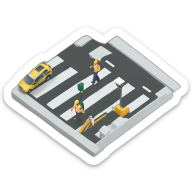 Pedestrian Project logo sticker