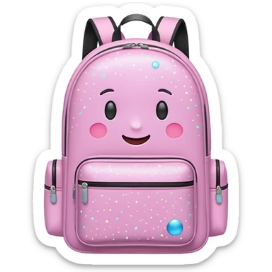 Pack & Go
A cheerful emoji-style travel backpack with small sparkles around it, symbolizing excitement for a new journey. Simple flat style, pastel tones, white background. sticker