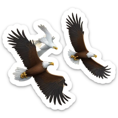 Eagles vs Commander sticker