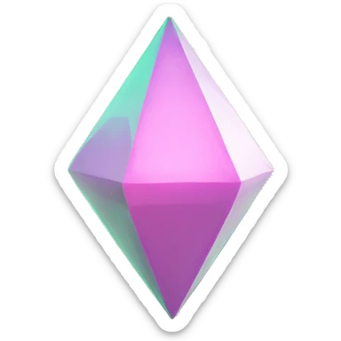The Sims 4 plumbob light pink sticker