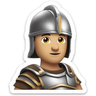 Paul Mescal hot man wearing a gladiator helmet sticker