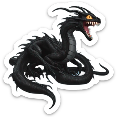 venom symbiote dragon sticker