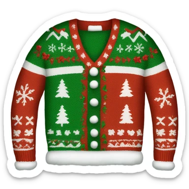 Ugly Christmas sweater  sticker