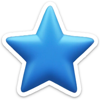 blue star sticker