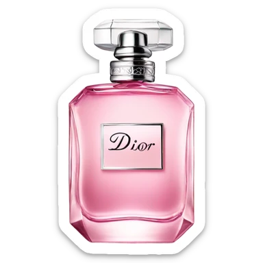 Pink Dior perfume  sticker