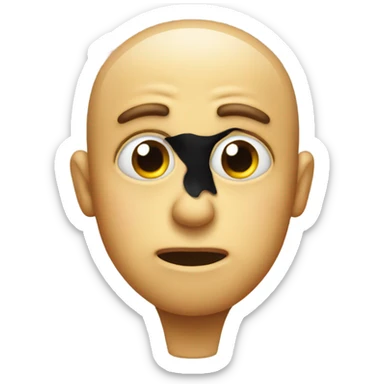 one eye twitching emoji sticker