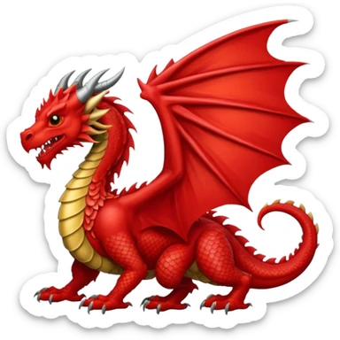 welsh Dragon sticker