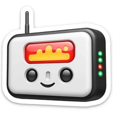 internet wifi modem sticker