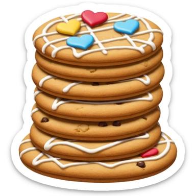 cookies from alice in wonderland sticker