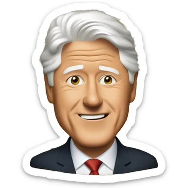 Bill Clinton  sticker