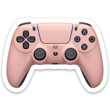 Blush Pink Ps5 controller sticker