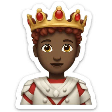 white skin King's son with RED sticker