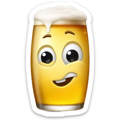 Bière  sticker