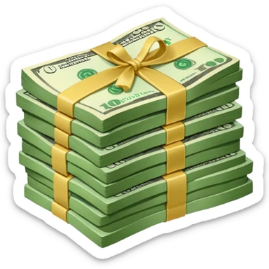 bank deposit sticker